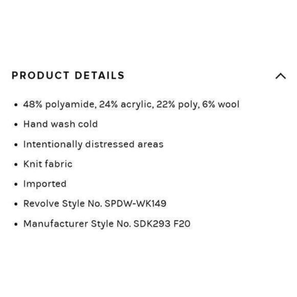 New Revolve Superdown Corbin Distressed Sweater T… - image 7